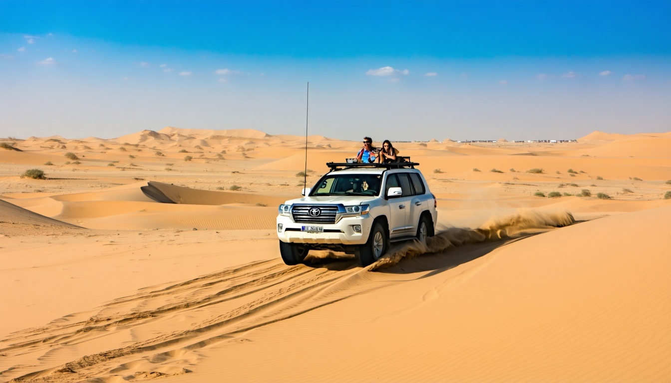 Exciting Dubai desert safari with Road Pass Journey Travel